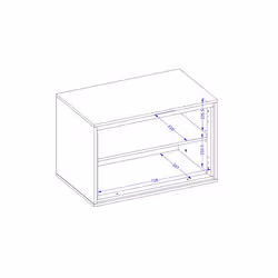 Meublorama HA-IRVINE-30CWNP58*1C/23KG arredo bagno - Vista aggiuntiva 5
