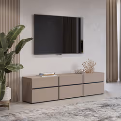 Meublorama HA-CROSS-24CWMY41*1C/48KG supporto TV e sistema audio 3 cassetto/cassetti - Vista aggiuntiva 2