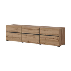 Meublorama HA-CROSS-24N6MY41*1C/48KG supporto TV e sistema audio 3 cassetto/cassetti
