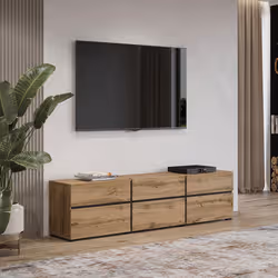 Meublorama HA-CROSS-24N6MY41*1C/48KG supporto TV e sistema audio 3 cassetto/cassetti - Vista aggiuntiva 2