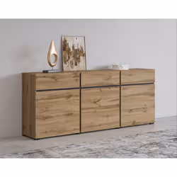 Meublorama HA-CROSS-24N6MY43*2C/67KG credenza per soggiorno 3 porta/porte - Vista aggiuntiva 2
