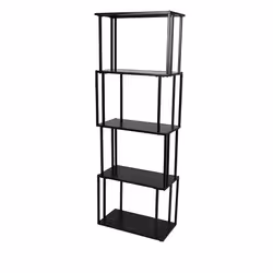 Meublorama FD-151385*1C/22KG scaffale MDF, Metallo Nero - Vista aggiuntiva 2