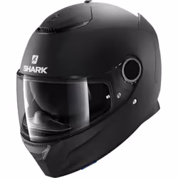 Shark Spartan Blank Mat casco, nero, dimensione XS per uomo