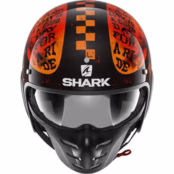 Shark S-Drak 2 Tripp In Casco a getto, nero-rosso, dimensione XS per uomo