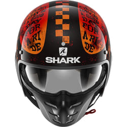 Shark S-Drak 2 Tripp In Casco a getto, nero-rosso, dimensione XS per uomo