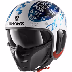 Shark S-Drak 2 Tripp In Casco a getto, nero-bianco, dimensione XS per uomo