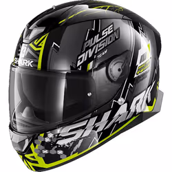 Shark Skwal 2.2 Noxxys Casco, nero-verde, dimensione XS per uomo