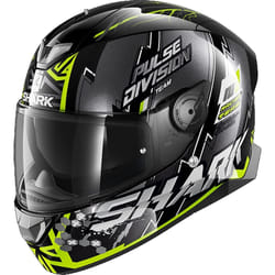 Shark Skwal 2.2 Noxxys Casco, nero-verde, dimensione XS per uomo