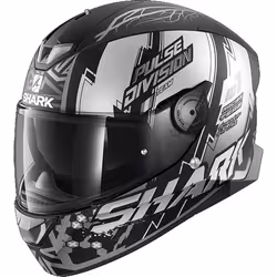 Shark Skwal 2.2 Noxxys Casco, nero-grigio, dimensione XS per uomo