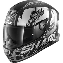 Shark Skwal 2.2 Noxxys Casco, nero-grigio, dimensione XS per uomo