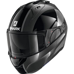 Shark Evo-ES Endless Casco, nero-grigio, dimensione XS per uomo