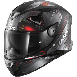 Shark Skwal 2.2 Venger Casco, nero-rosso, dimensione XS per uomo
