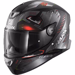 Shark Skwal 2.2 Venger Casco, nero-rosso, dimensione XS per uomo
