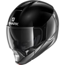 Shark Evojet Blank Dual casco, nero-argento, dimensione XS per uomo