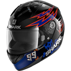 Shark Ridill 1.2 Catalan Bad Boy Casco, nero-rosso-blu, dimensione XL per uomo