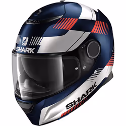 Shark Spartan Strad casco, rosso-blu, dimensione XS per uomo
