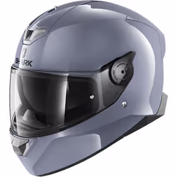 Shark Skwal 2 Blank Casco LED, grigio, dimensione XS per uomo