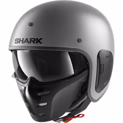 Shark S-Drak 2 Blank Casco Jet, grigio, dimensione XS per uomo