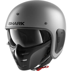 Shark S-Drak 2 Blank Casco Jet, grigio, dimensione XS per uomo