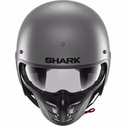 Shark S-Drak 2 Blank Casco Jet, grigio, dimensione XS per uomo