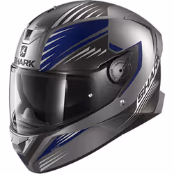 Shark Skwal 2 Hallder Casco, grigio, dimensione XS per uomo
