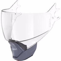 Shark Evojet Set di tende Visor Chin, grigio-trasparente per uomo