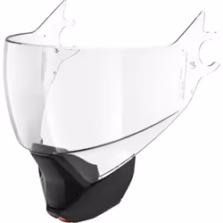 Shark Evojet Set di tende Visor Chin, nero-trasparente per uomo