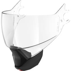 Shark Evojet Set di tende Visor Chin, nero-trasparente per uomo
