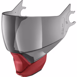 Shark Evojet Set di tende Visor Chin, grigio-rosso per uomo