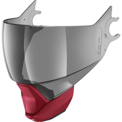 Shark Evojet Set di tende Visor Chin, grigio-rosso per uomo