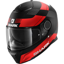 Shark Spartan Strad casco, nero-rosso, dimensione 2XL per uomo