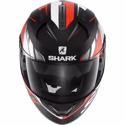 Shark Ridill Phaz Casco, nero-bianco-rosso, dimensione M per uomo