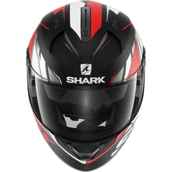 Shark Ridill Phaz Casco, nero-bianco-rosso, dimensione M per uomo