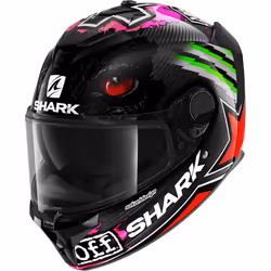 Shark Spartan GT Carbon Replica Redding Signature Casco, rosso-verde, dimensione XL per uomo