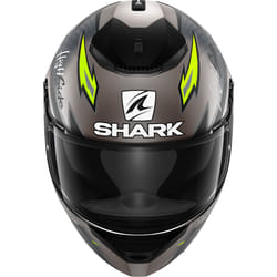 Shark Spartan Adrian Parassol Mat Casco, nero-grigio-verde, dimensione XS per uomo