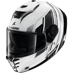 Shark Spartan RS Byrhon Casco, nero-bianco, dimensione L per uomo