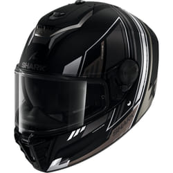 Shark Spartan RS Byrhon Casco, nero-grigio, dimensione S per uomo
