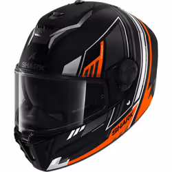 Shark Spartan RS Byrhon Casco, nero-arancione, dimensione XS per uomo