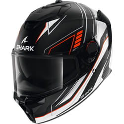 Shark Spartan GT Pro Toryan Casco, nero-bianco-arancione, dimensione M per uomo