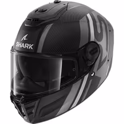 Shark Spartan RS Shawn Carbon Casco, nero-grigio, dimensione M per uomo