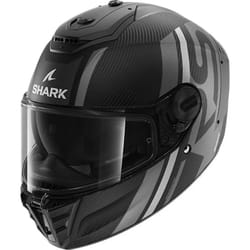 Shark Spartan RS Shawn Carbon Casco, nero-grigio, dimensione M per uomo