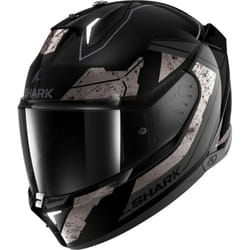 Shark Skwal i3 Rhad Casco, nero-grigio-argento, dimensione XS per uomo