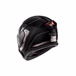 Shark Skwal i3 Rhad Casco, nero-grigio-argento, dimensione XS per uomo