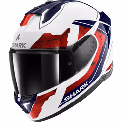 Shark Skwal i3 Rhad Casco, bianco-rosso, dimensione XL per uomo