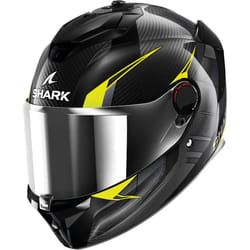 Shark Spartan GT Pro Kultram Carbon Casco, nero-giallo, dimensione L per uomo