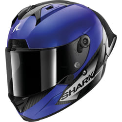 Shark Aeron GP Blank SP Casco, nero-blu, dimensione XL per uomo