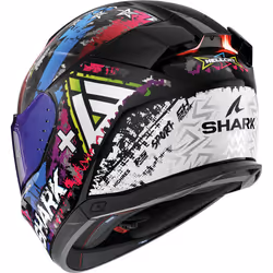 Shark Skwal i3 Hellcat Casco, nero-blu, dimensione XS per uomo