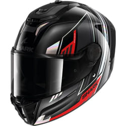 Shark Spartan RS Byrhon Casco, nero-rosso, dimensione L per uomo