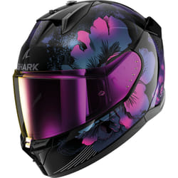 Shark D-Skwal 3 Mayfer Casco, nero-porpora, dimensione S per uomo