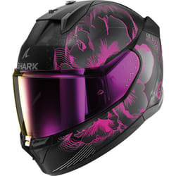 Shark D-Skwal 3 Mayfer Casco, nero-porpora, dimensione M per uomo